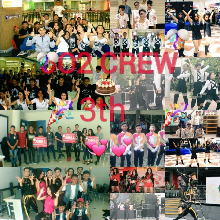 Selamat hari jadi yang ke3th JO2CREW semakin menyatu dan semakin terdepan ILOVEUSOMUCH #ALLMYFAMILYS 🎉🎊😍😘😚💃👏💞💖💕💓🎂🍻🍴