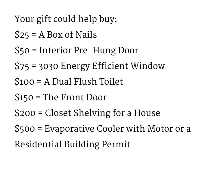ABQHabitat's tweet photo. Small gifts add up #GivingTuesdayNM #BuildABQ https://t.co/SPkgvEC7nv 🏡 https://t.co/TC6P1GT3K2