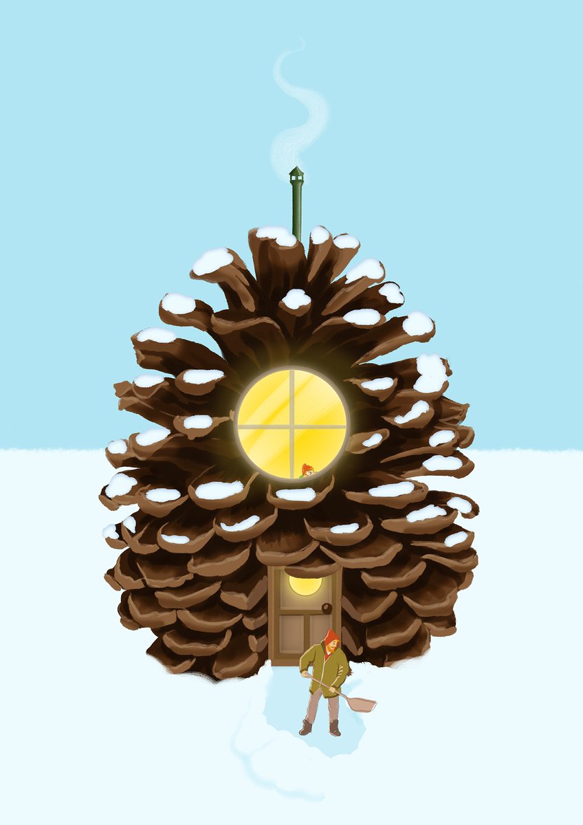 Subscribe to my digital advent calendar! A new drawing in your inbox every day! tinyletter.com/simongreiner