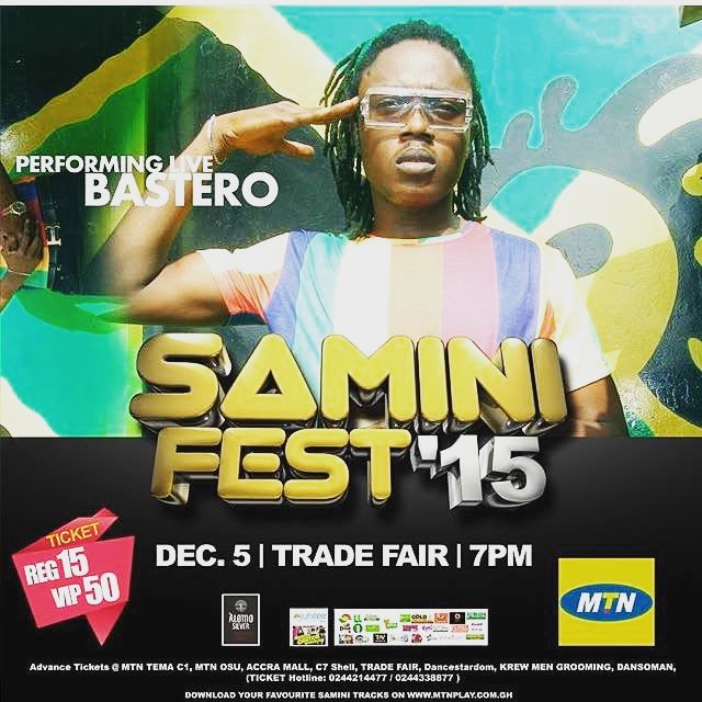 RazakSuccessful's tweet photo. BASTERO PERFORMING LIVE AT TRADE FAIRS SAMINIFEST2015 THIS COMING SATURDAY COME IN NUMBERS LETS SUPPORT GH DANCEHALL https://t.co/h9if1d6plG