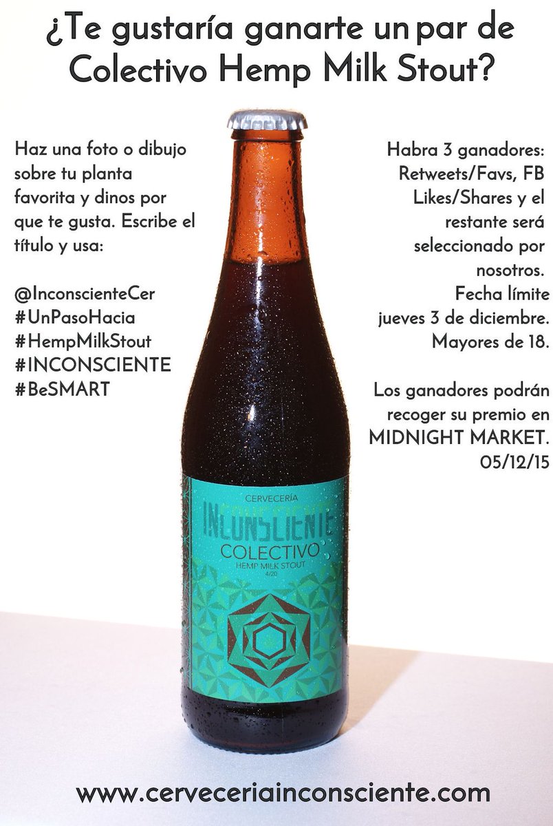InconscienteCer's tweet photo. ¡Aún hay tiempo para concursar! #concurso #cerveza. https://t.co/wO5uq2kIYs