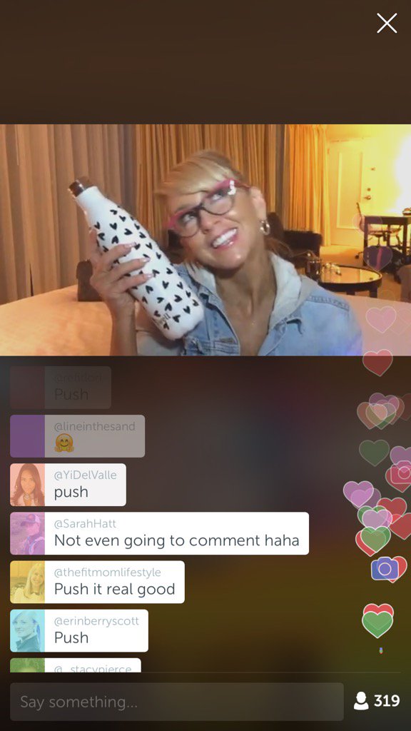 SuzanneSloss's tweet photo. @swellbottle Look at @ChaleneJohnson rocking her latest S'well bottle!  She makes me want ALL the S'wells!! https://t.co/mmldqX1JLw