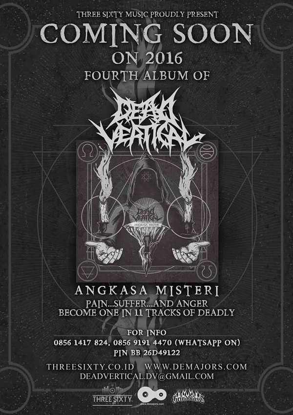 <a href="/DEADVERTICAL/">DEAD VERTICAL</a> Akan Merilis Album Baru 'Angkasa Misteri' Pada Tahun 2016