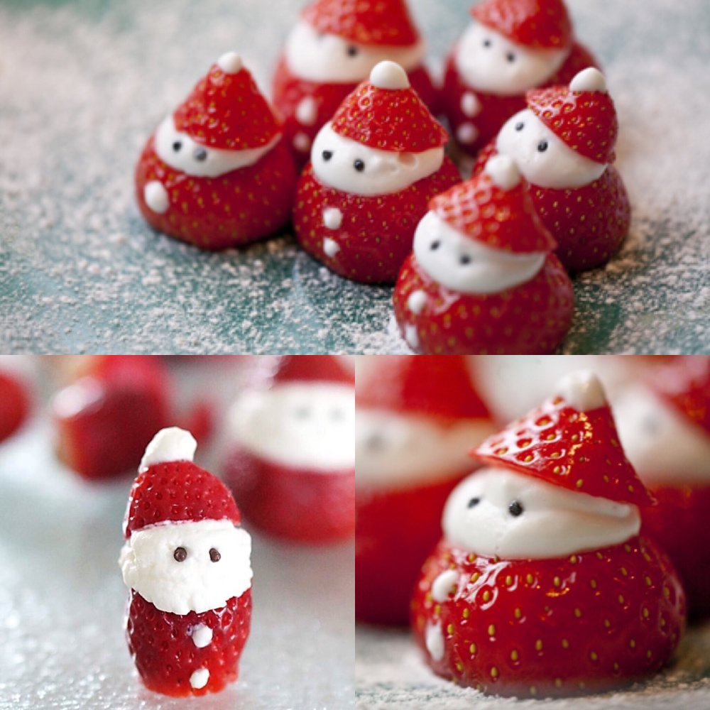 NewOpeningsKENT's tweet photo. How adorable are these strawberry Santas?! And very tasty too! 😛🎅🏻⛄️ #Christmas #christmascountdown https://t.co/FrhbAXkdUv