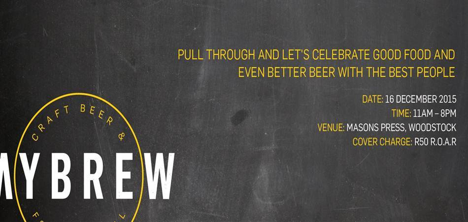 Win tickets to the first <a href="/my_brewCPT/">MY-BREW</a> in Woodstock. food-blog.co.za/my-brew-festiv…