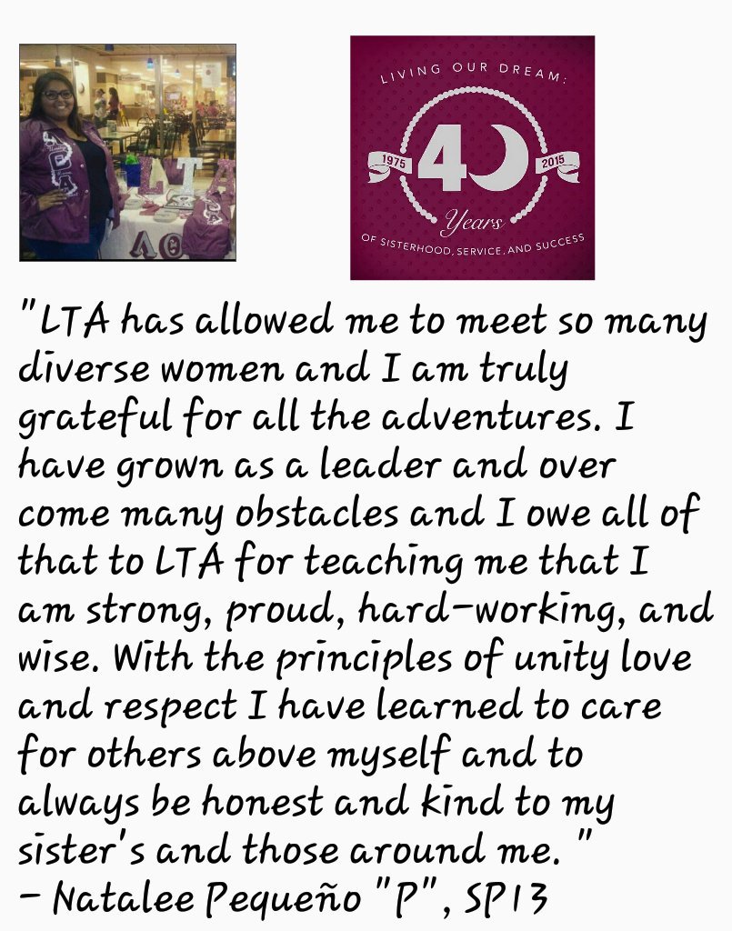 LTA_GammaTheta's tweet photo. @npequeno19 shared how she has grown as a sister of LTA #40YearsofLTA #sisterhood #LTA1975 @LTA1975 https://t.co/Lg6yjIar7G