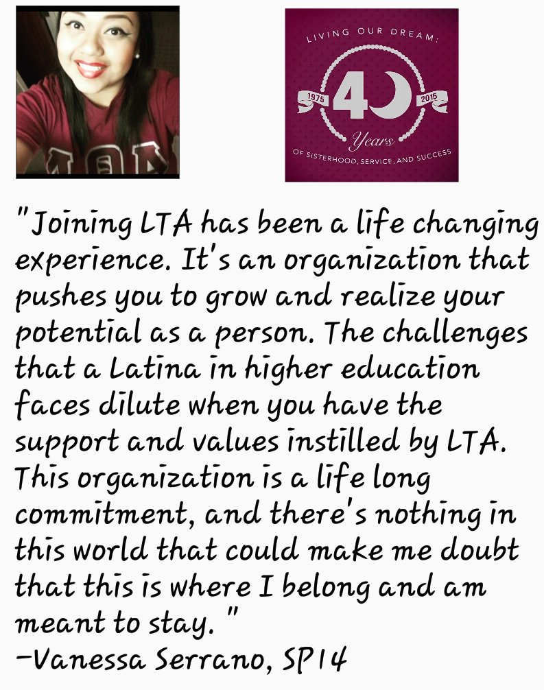 LTA_GammaTheta's tweet photo. Vanessa Serrano shared how she's grown since becoming a sister. #40YearsofLTA #sisterhood #LTA1975 @LTA1975 https://t.co/TiunzcLfbE