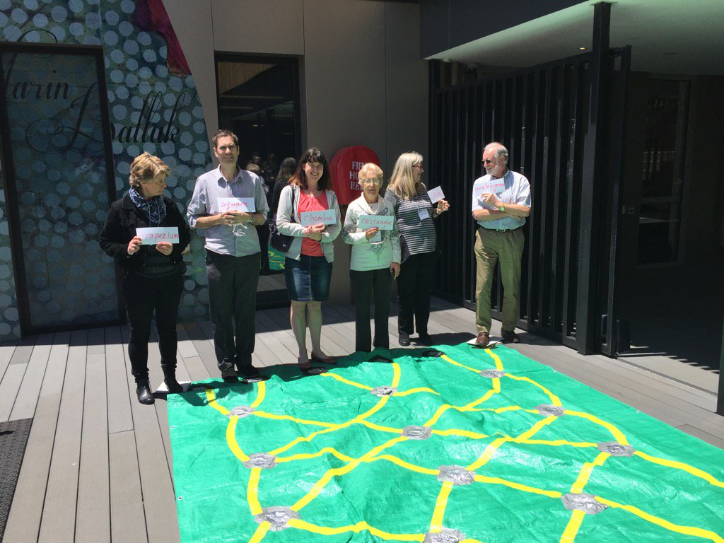 matt_skoss's tweet photo. Sorting network at #acumaths conference https://t.co/DjXKBSdHzd