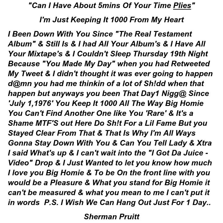 5HERM4N5's tweet photo. #RememberIToldUDat #Plies #AintNoMixtapeBih2 #IKnowABihJustLikeDis @plies I Gotta Show #love To You Bih #RitzCarlton https://t.co/O4BnK2a5gQ