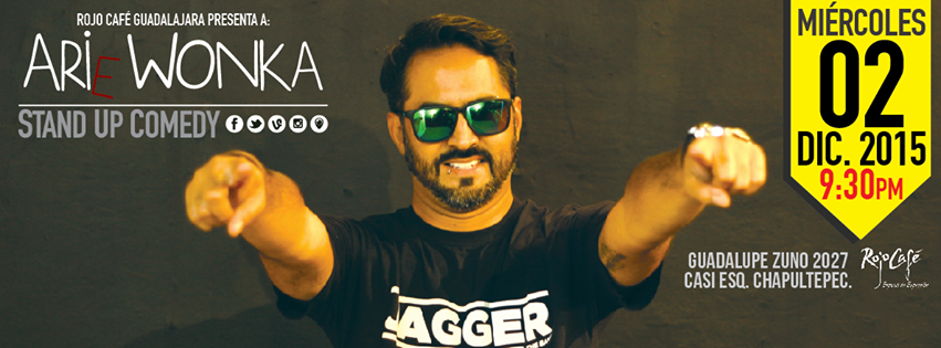 SoundCheckGdl's tweet photo. Miercoles 02 12 se presenta nuestro gran amigo @ariewonka en Rojo Cafe y por supuesto no nos lo vamos a perder! https://t.co/gkCsCDmOeO