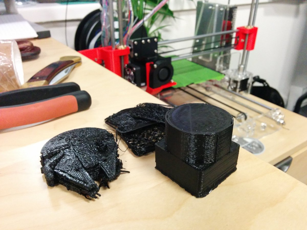 ajrkerr's tweet photo. The first few printing attempts with varying levels of success. https://t.co/EtwGt6i2HN