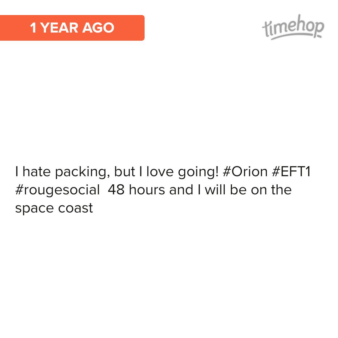 Faulkstronomy's tweet image. via @timehop - somethings never change. bags not packed.  #ULA #dapperlaunch #Cygnus #rougesocial