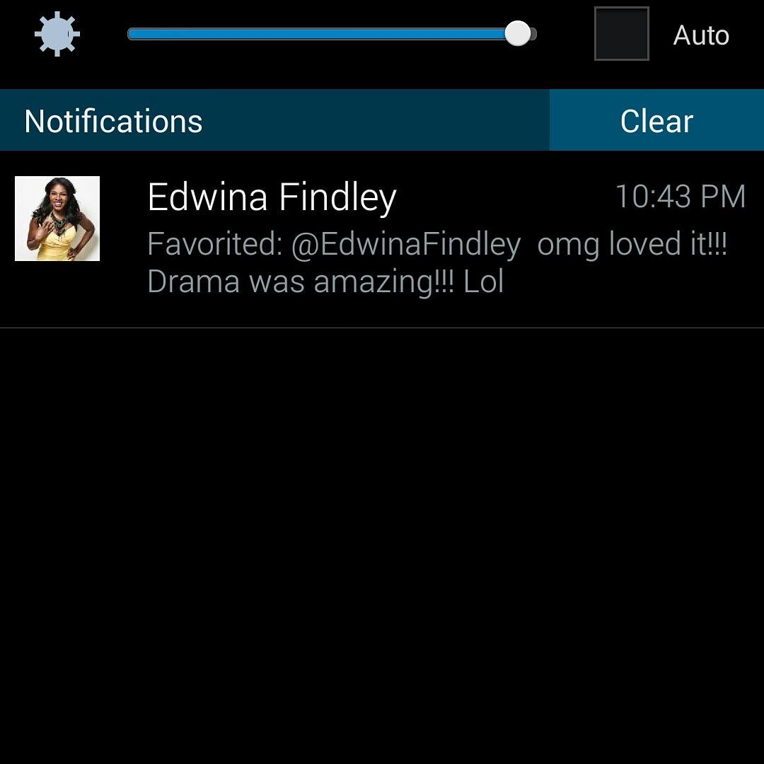 msdiva_me's tweet photo. When @EdwinaFindley retweets what you say on twitter lol!!! I'm a fan!! Thank you! https://t.co/lRZzd7mfJE