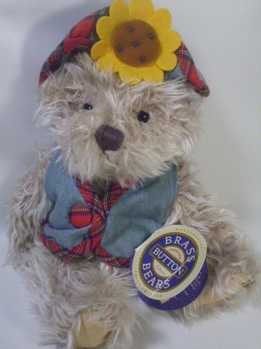 STEEL5757's tweet image. #BrassButton #TeddyBear #Plush ❤ ebay.com/itm/1118391608… ❤ #Holiday #Holidaygifts