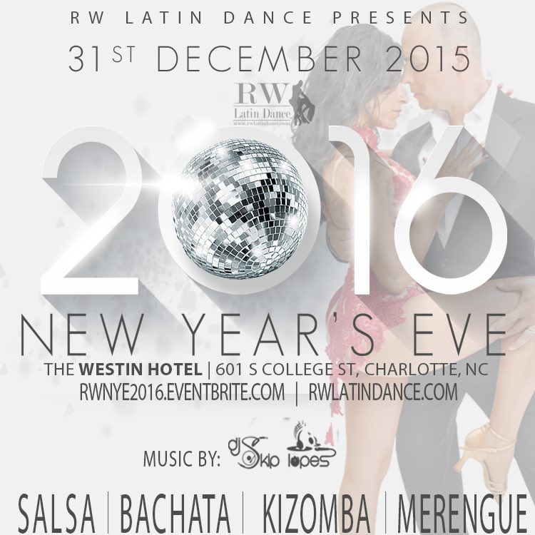 CharlotteSalsa's tweet photo. RW NYE LATIN EXTRAVAGANZA https://t.co/n7OYCmOFUE #rwnye2016 https://t.co/LuwOIeaGfb
