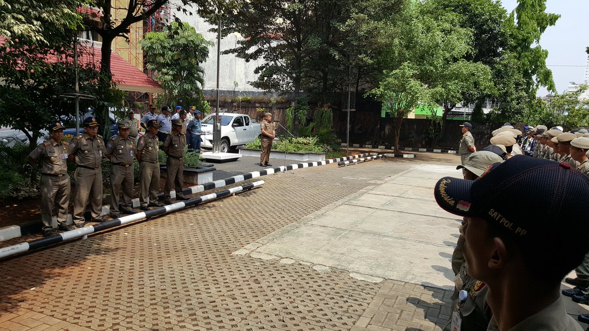 Apel Gabungan Persiapan Penertiban Kawasan Tn Abg dipimpin Lsg Kasatpol PP DKI Jakarta dan Walikota <a href="/BeritaJakarta/">Berita Jakarta</a>