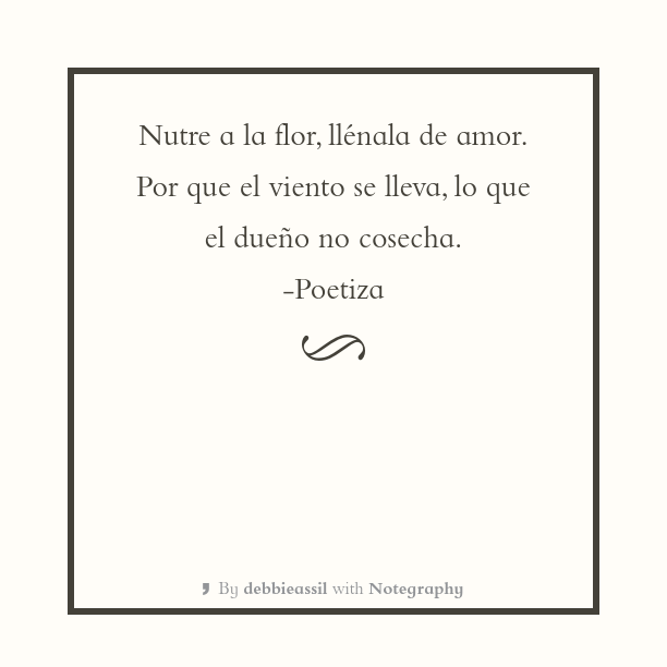 debbieassil's tweet photo. Nutre a la flor,… https://t.co/6j5YLrgEMm https://t.co/1YaykbRVU9