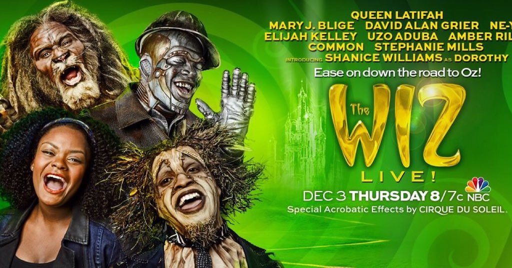 therealaprilnic's tweet photo. @nbc #TheWizLive Set your DVR's https://t.co/mIEUthEcLQ
