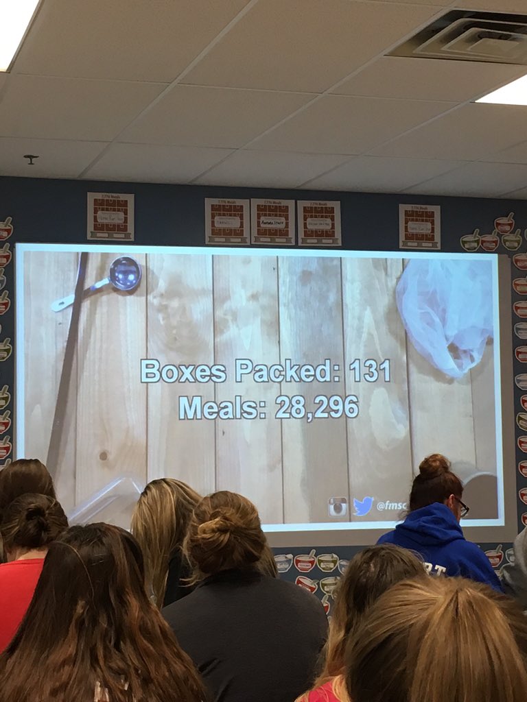 LewisSAAC's tweet photo. SAAC helped feed 78 kids for an entire year! https://t.co/6hMko1QD8E