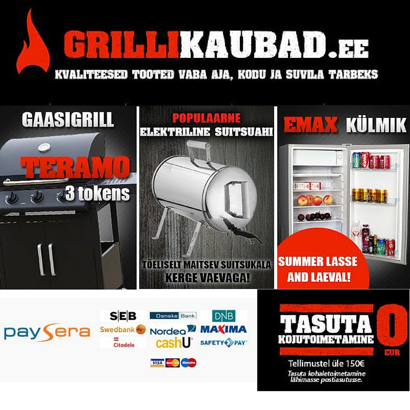Tervetuloa grilliperheeseemme Viro, grillikaubad.ee! :) #digitalist #yrittäjyys #verkkokauppa