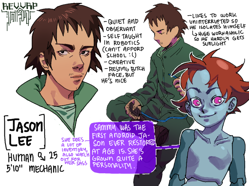 meET MY NEW CHILD-- also drawn on pb 