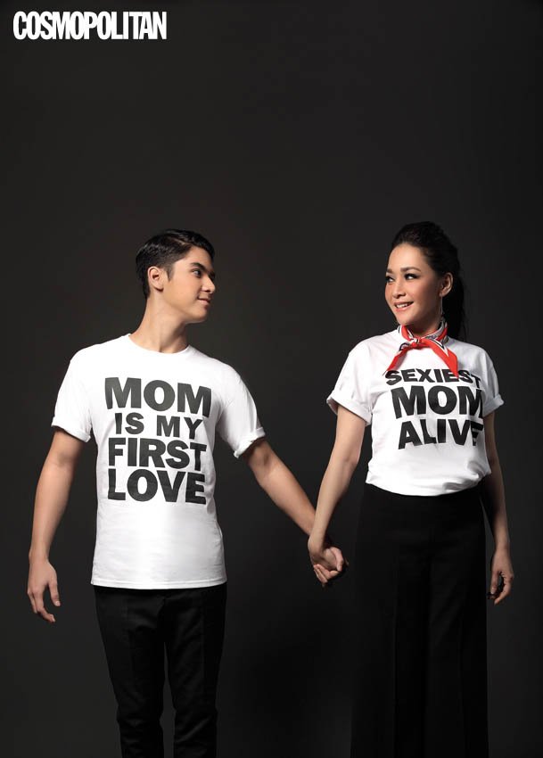 CosmoIndonesia's tweet photo. Read the complete story of Mom @MAIAsangJUARA and son @AlKohler7 ! Only in #CosmoDecember issue! https://t.co/cFQhk1S9B6