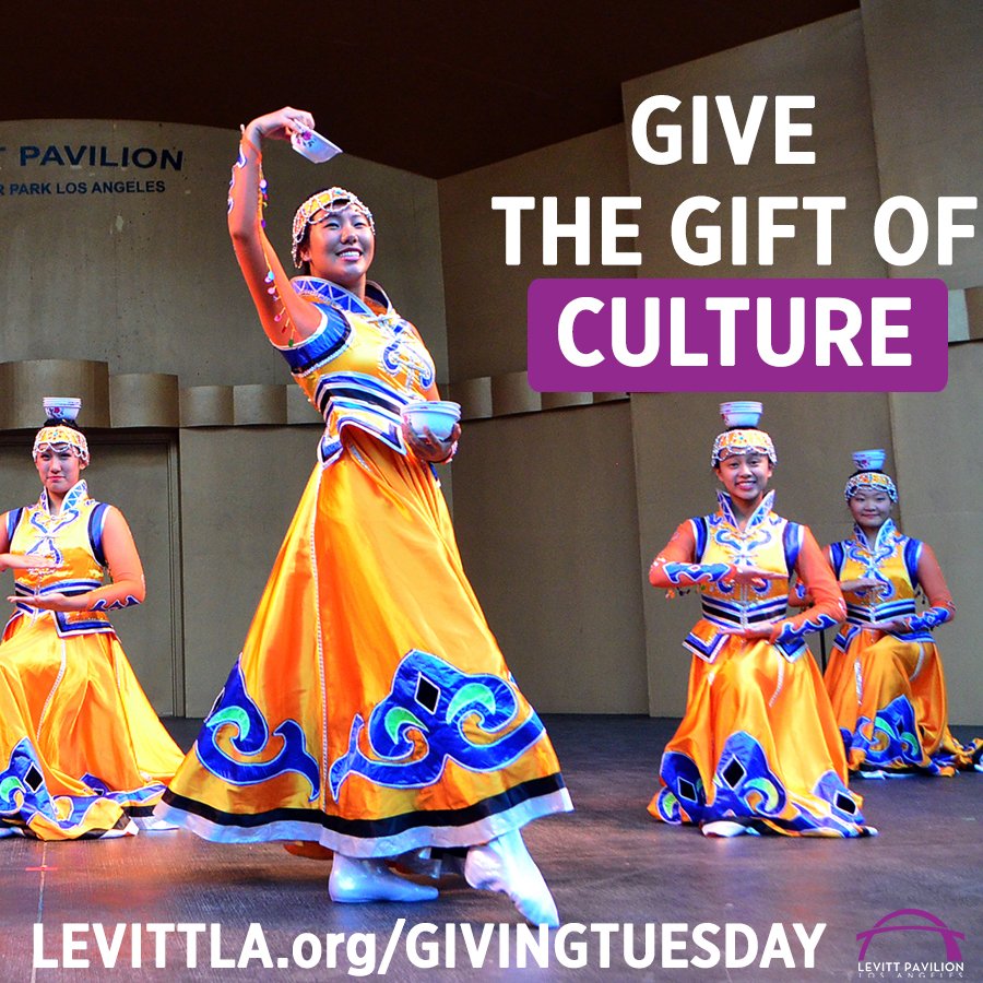 TODAY IS #GIVINGTUESDAY. What's your passion? Give the gift of culture &amp; more to #LevittLA levittla.org/GivingTuesday
