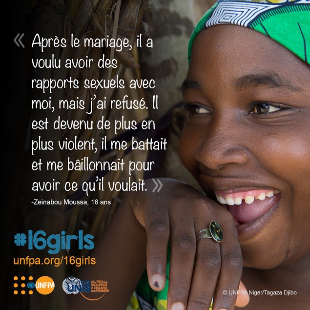 Unfpa Haiti On Twitter 16girls Online Campaign Testimony Of