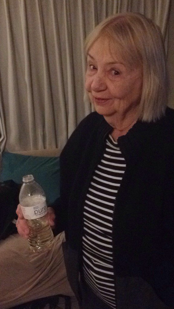ElleParker's tweet photo. My grandma and her water bottle wine #highschoolstyle https://t.co/TPSuF5O6bc