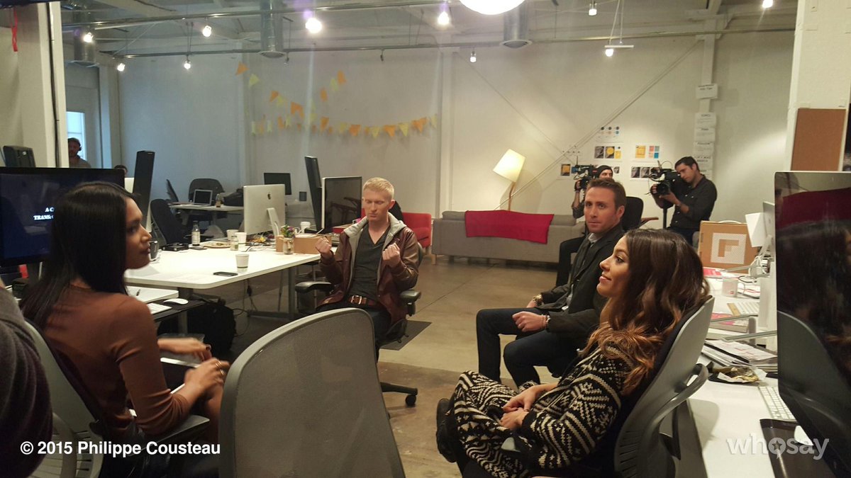 “<a href="/pcousteau/">Philippe Cousteau</a>: Behind the scenes filming a new show.details..soon.Great ppl great series. ” No <a href="/wattsjen/">Jenni Watts</a>?!