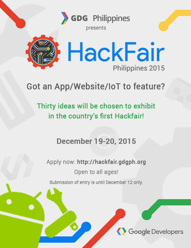 rcanu's tweet image. Join hackfair.gdgph.org #gdg #hacktime #hackfair @gdgphilippines