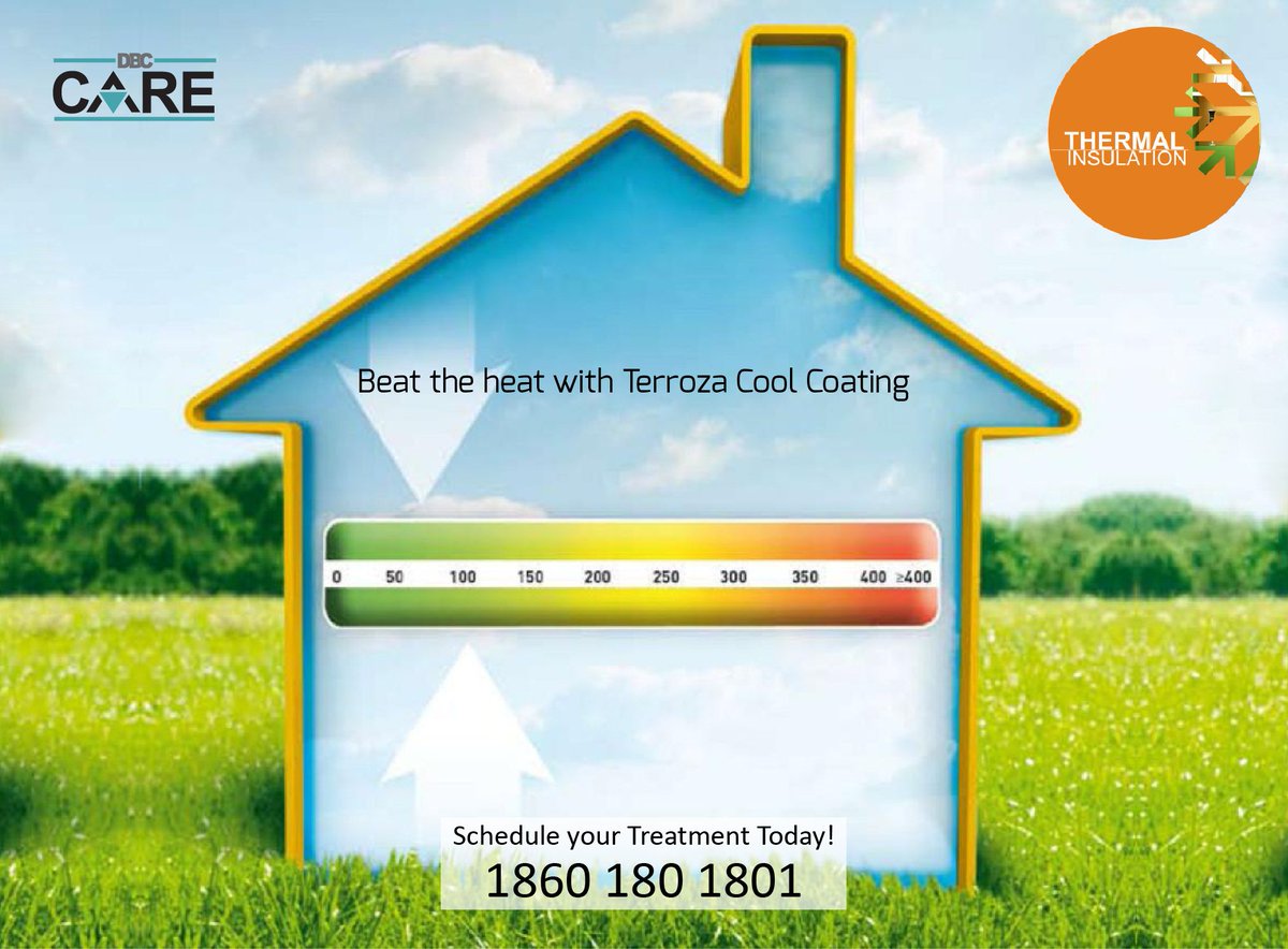 sprayfoamkings's tweet photo. RT https://t.co/Z4Jh8vtEjj DbcCare's Thermal Insulation Service beats the heat with Terroza Cool coating. Call 18… https://t.co/yCugGsZWt5