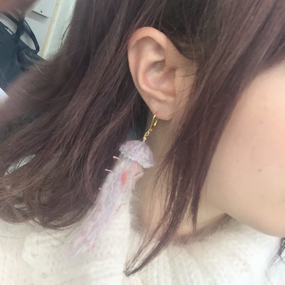 pamyurin's tweet photo. クラゲちゃんピアス https://t.co/MUTTmSFVZQ