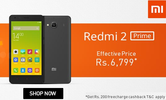 Searchmymobile's tweet photo. Buy #Redmi2 #Prime @ Get Rs. 200/- Freecharge #Cashback &amp; Exciting Offers Only on Snapdeal: https://t.co/VQPTPY1c7t https://t.co/VVgonuSZTE