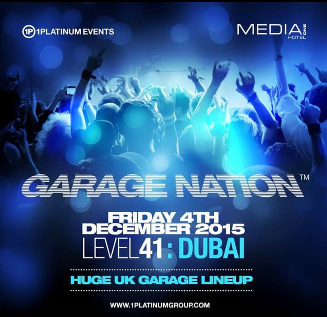 GarageNationUAE's tweet photo. 🔊🔊TUNE IN NOW🔊🔊 TO @Radio1UAE FOR A CHANCE TO WIN A VIP TABLE &amp; BUBBLY FOR THIS FRIDAY'S @GarageNationUAE #UKG #UAE https://t.co/GJIRNemY6M