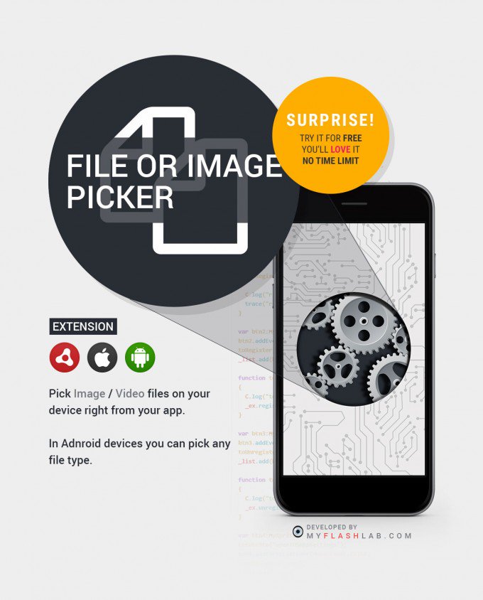 myflashlab's tweet image. Pick images or videos from phone gallery to your #AdobeAir app with this #ANE #myflashlab myflashlab.com/product/file-i…