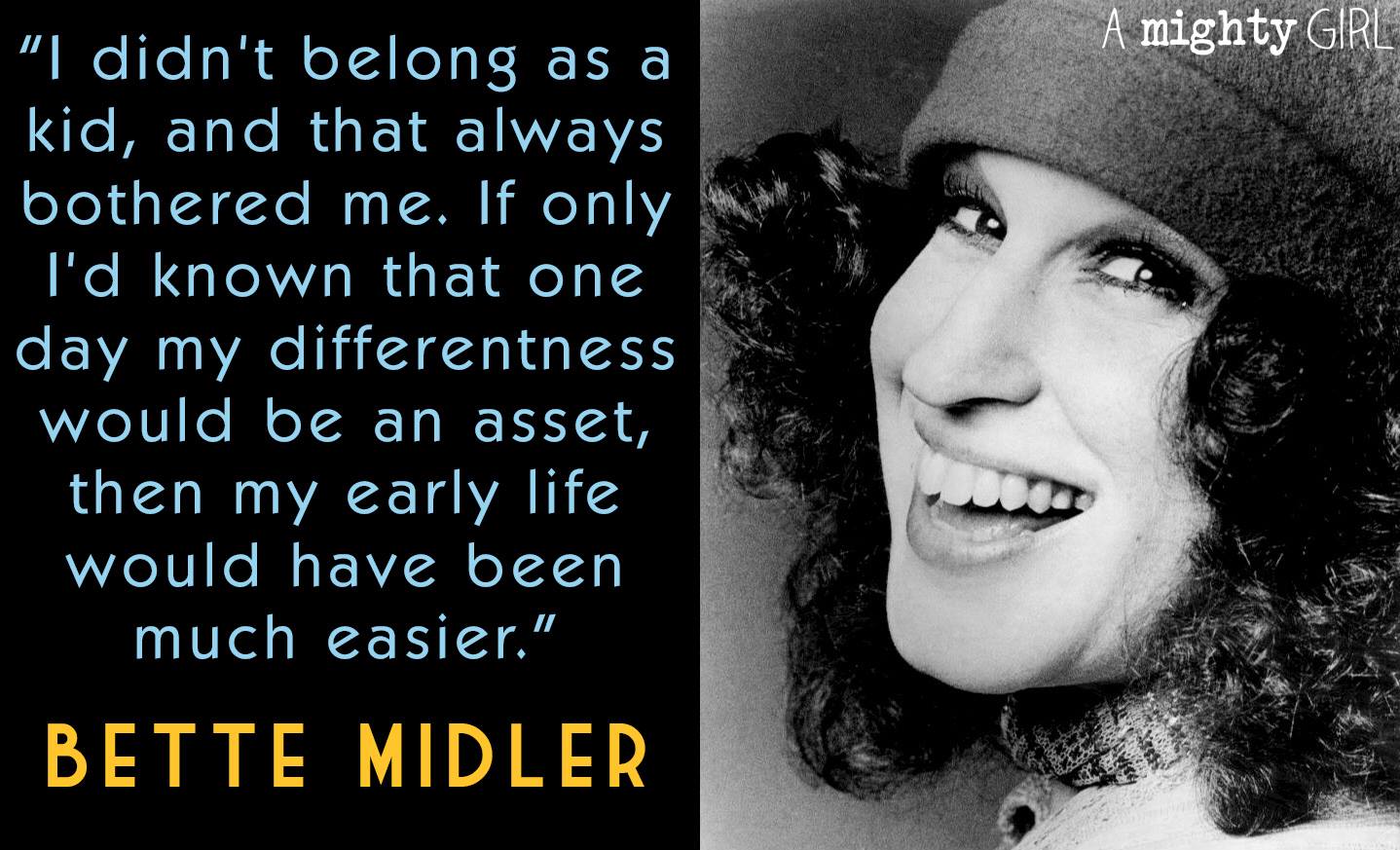 A Mighty Girl wishes Bette Midler, 3-time Grammy Award winner, a very happy birthday!  