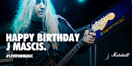 Happy birthday to our friend, J Mascis of  