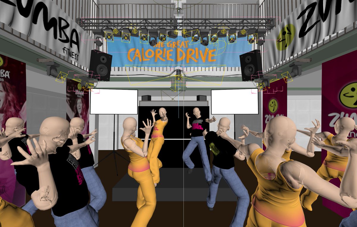 Framework for the #GreatCalorieDrive at launch <a href="/PachaLondon/">Londinense</a>: Zumba gave $0.14 to <a href="/WFP/">World Food Programme</a> for every 750 calories burned!