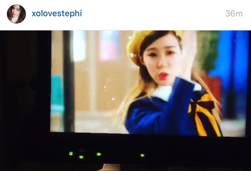 BoraUpdates's tweet photo. [BORASTAGRAM] #SISTAR #BORA comment on Tiffany video : so cute  | #씨스타 #보라 https://t.co/DIrQiUoXGD