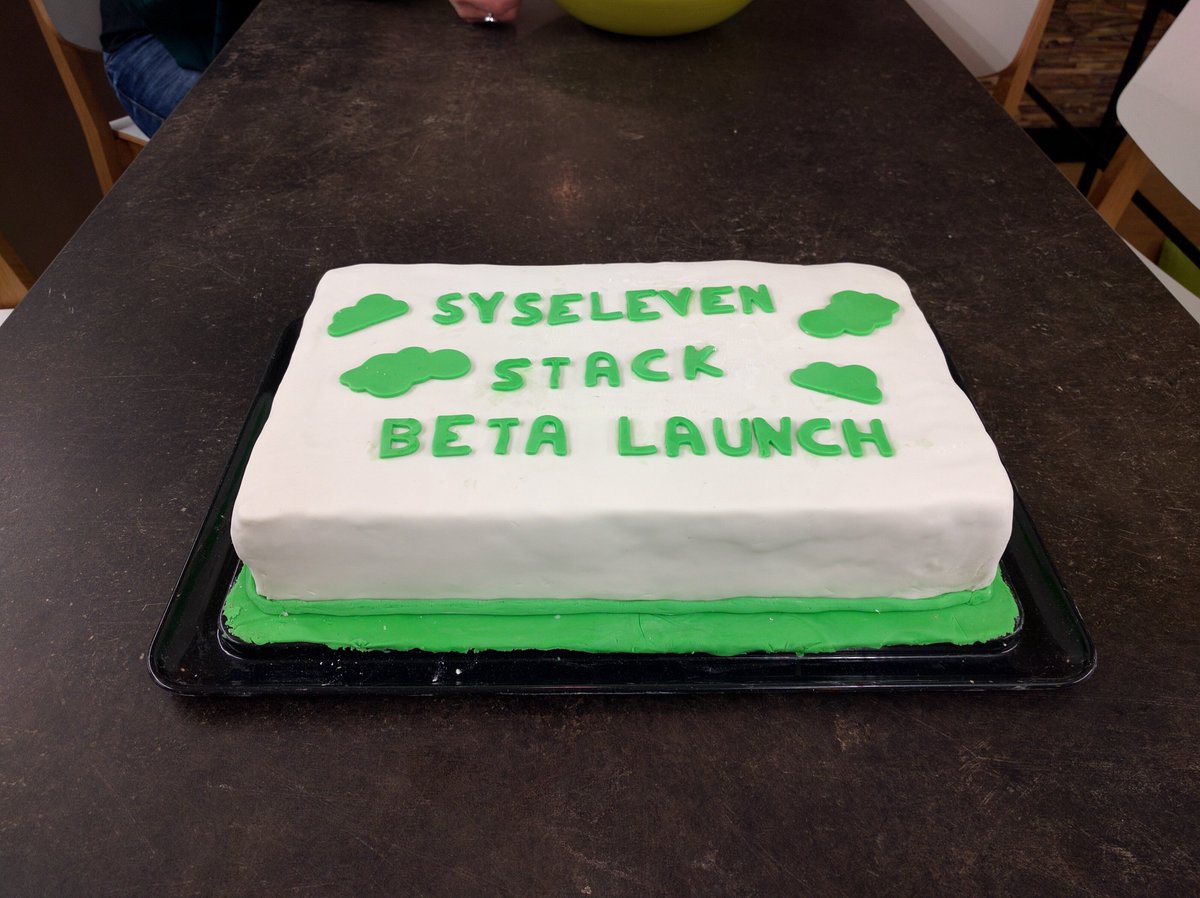 SysEleven Stack Beta ist nun online! Zur Feier des Tages gibt es bei @syseleven etwas zum Naschen. :-)
