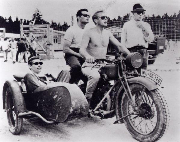 Fascinating Historical Picture of Steve McQueen  with James Coburn in 1962 