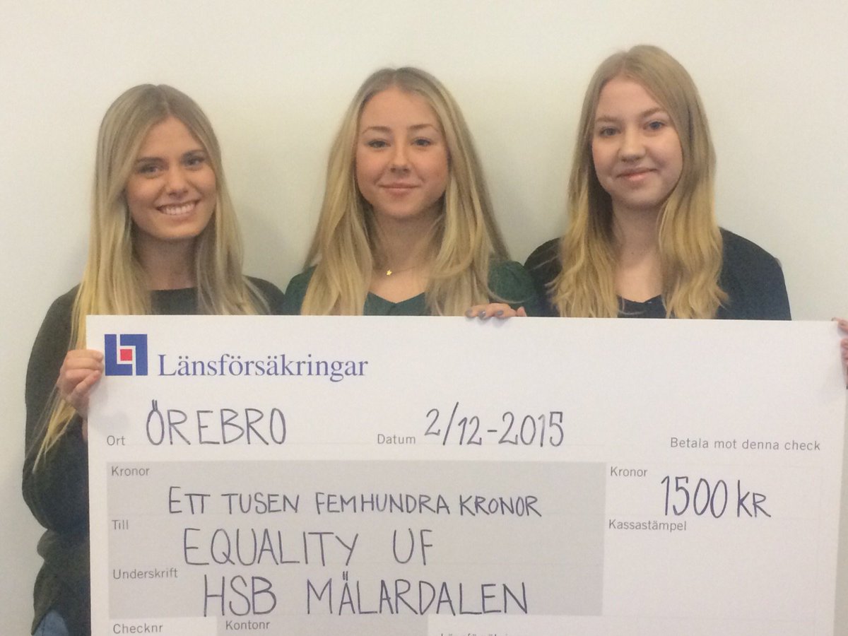Vinnare av årets affärsplan! #UF #helaskolanjublar
Grattis Agnes, Ebba och Emma!