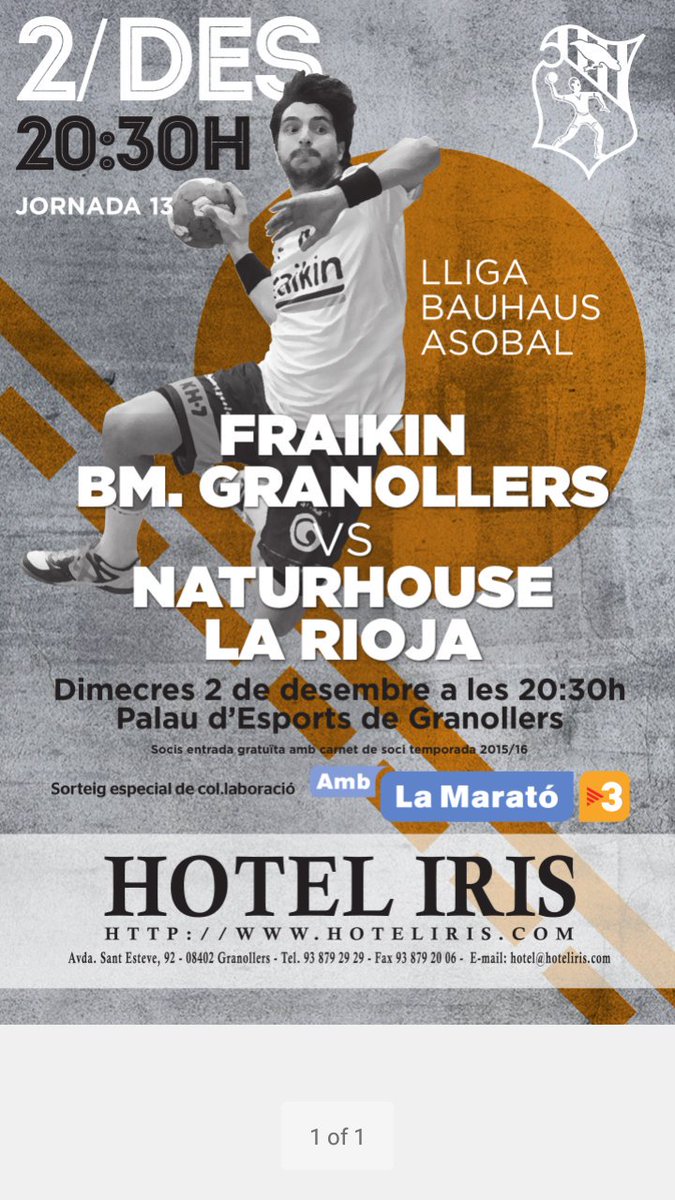 txellreina's tweet photo. AVUI toca fer PINYA a un Palau que acull una de les grans jornades Fraikin @BMGranollers(19p)-@NaturhouseRioja(21p) https://t.co/vV0YRvjpWH