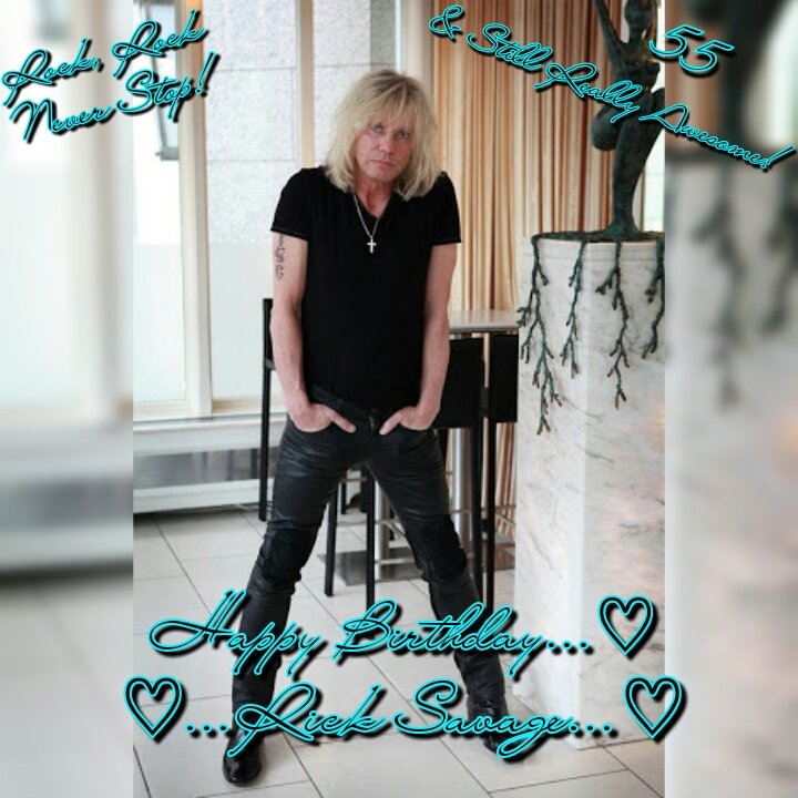 Happy Birthday Sav! I hope you\ll have a rock- tastic birthday! We Love you  Rick Savage xx 