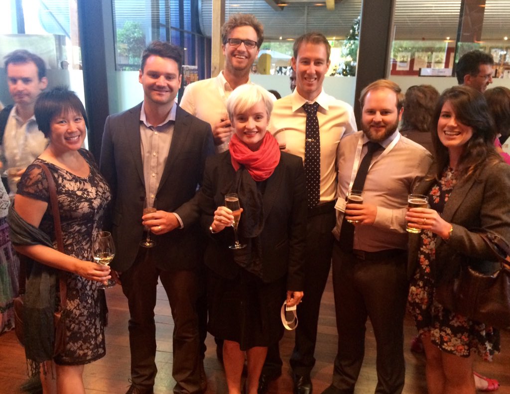 DrEmmaLJohnston's tweet photo. Magnificent spot for the #ESA15 Dinner. The AMEE Lab group represent at The National Wine Centre. https://t.co/l3hcisessZ