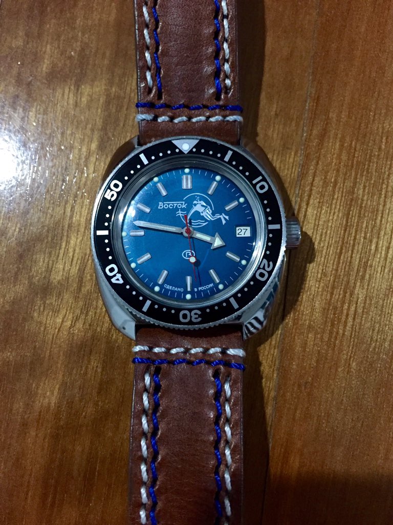 watchuget on X vostok 710 with boris bezel and seiko insert https t G9gvZaY00l X