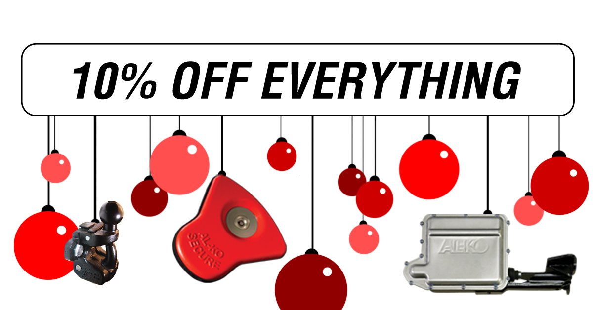 Get 10% off absolutely all caravan, motorhome &amp; trailer accessories until 31 Dec! al-ko.com/shop/uk_vt/