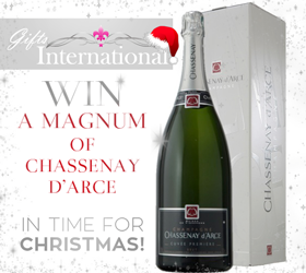 #Win a #Magnum of Chassenay d’Arce
Follow us &amp; <a href="/giftsinternatio/">Gifts International UK</a> &amp; #retweet I’d like to win a Magnum for Christmas