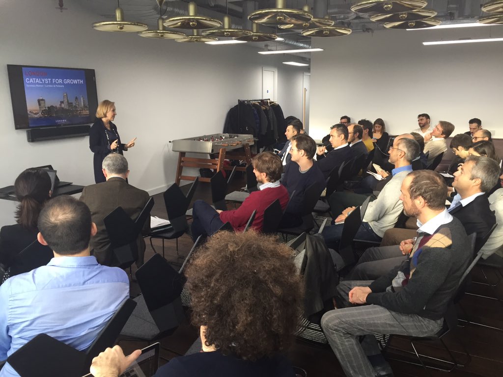 Tanti spunti di riflessione e consigli per le start-up della delegazione italiana da <a href="/L_Pbusiness/">London & Partners</a> #ISSoci